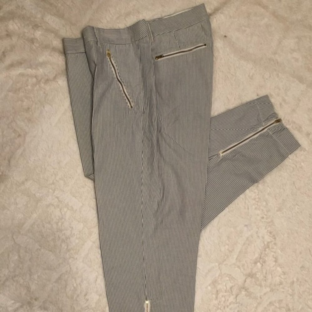 Banana Republic Gray Crop Pant